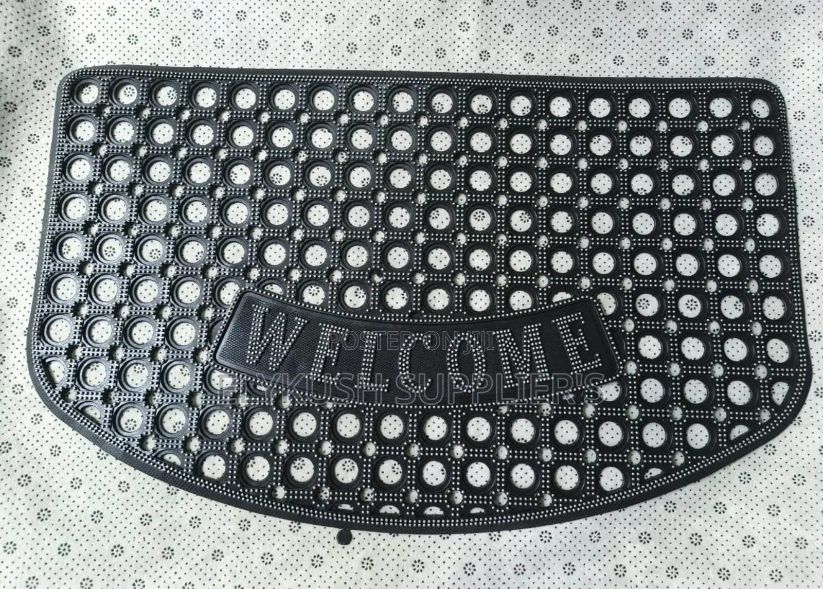 Welcome Rubber Door Mat Now Available 
Size 45*75 Cm
P