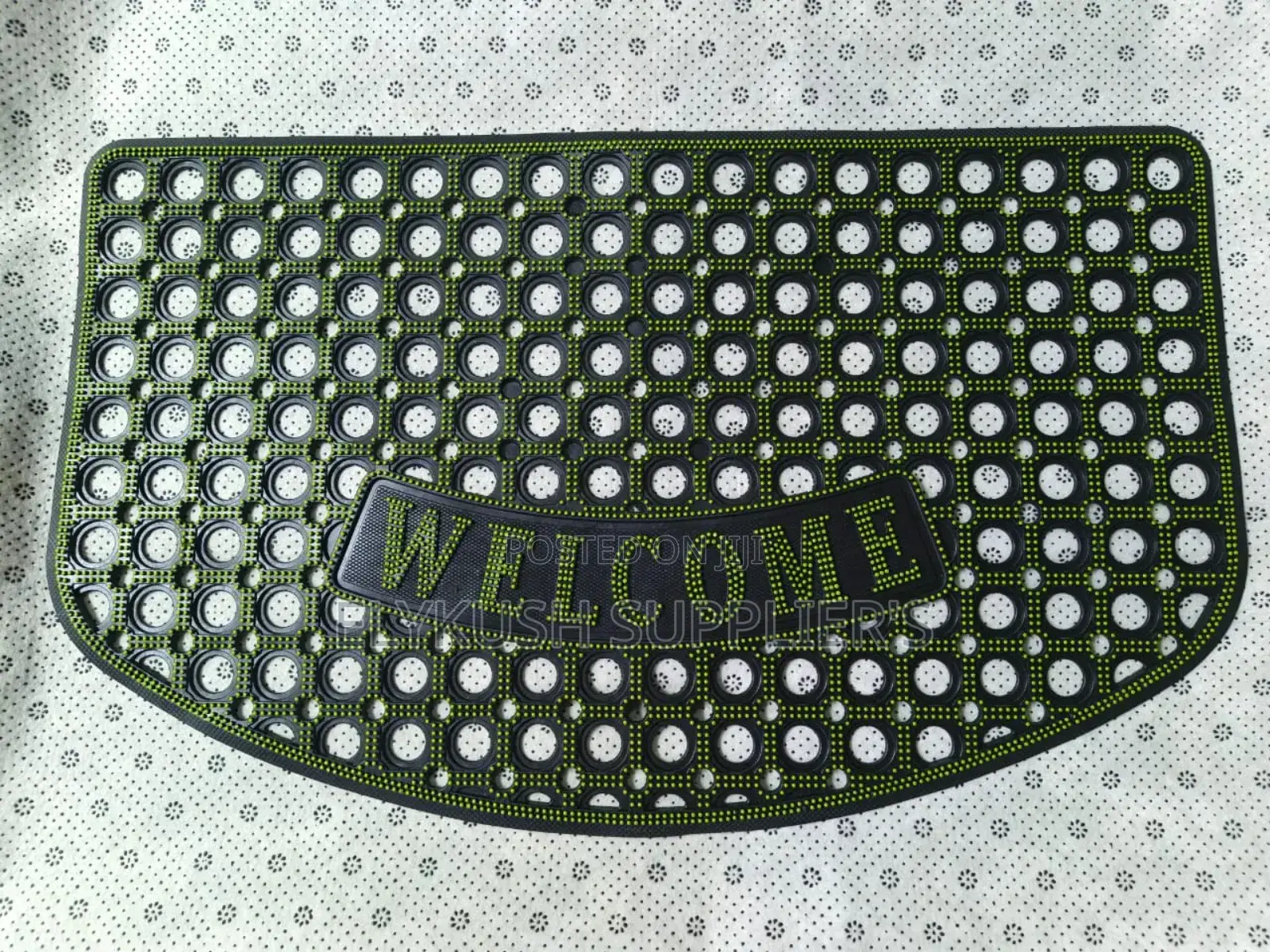 Welcome Rubber Door Mat Now Available 
Size 45*75 Cm
P