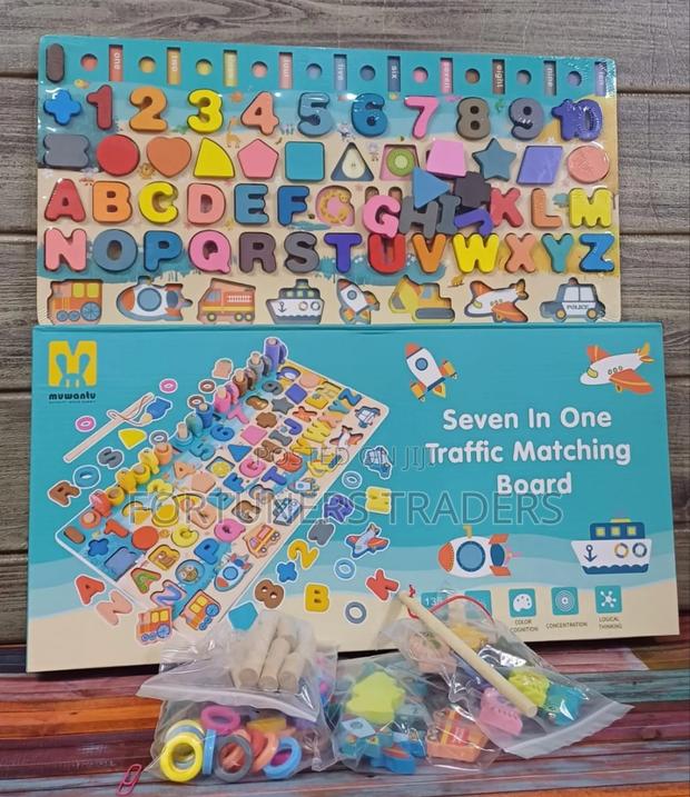 Educational Maths Board Game 7 in 1 Montessori - main view