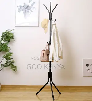Home/Office Hanger; Steel Coat Tree Organizer for Coat, Hats, and Bags