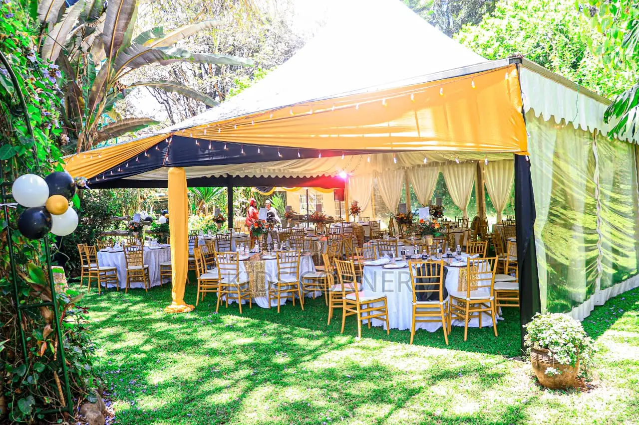 100pax Party Decor Set Up With B-Line Tent Chiavari Chairs