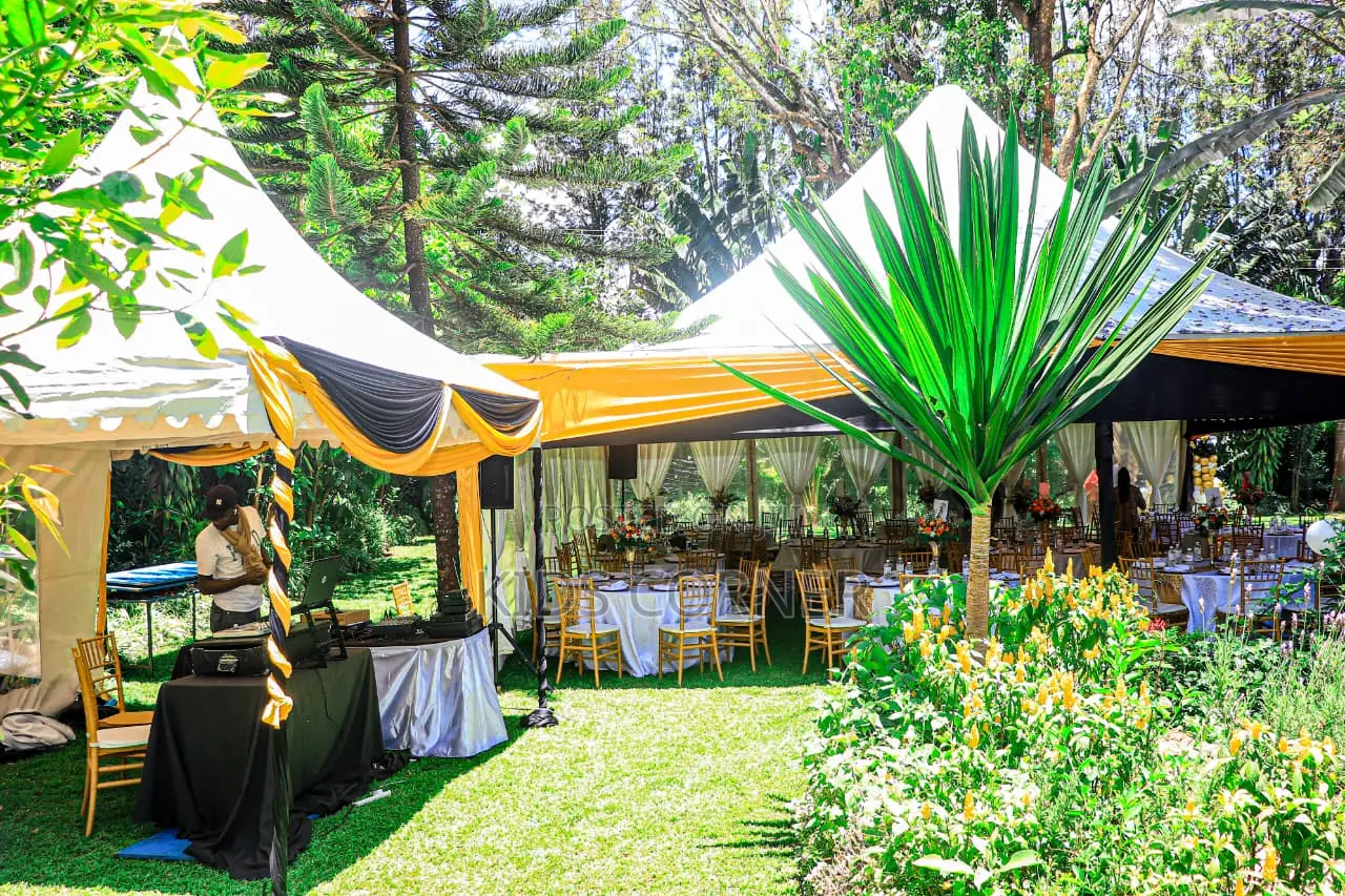 100pax Party Decor Set Up With B-Line Tent Chiavari Chairs
