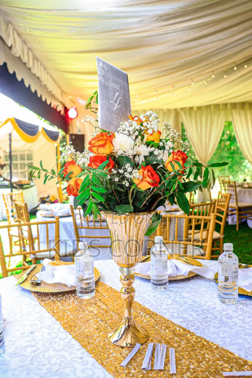 100pax Party Decor Set Up With B-Line Tent Chiavari Chairs