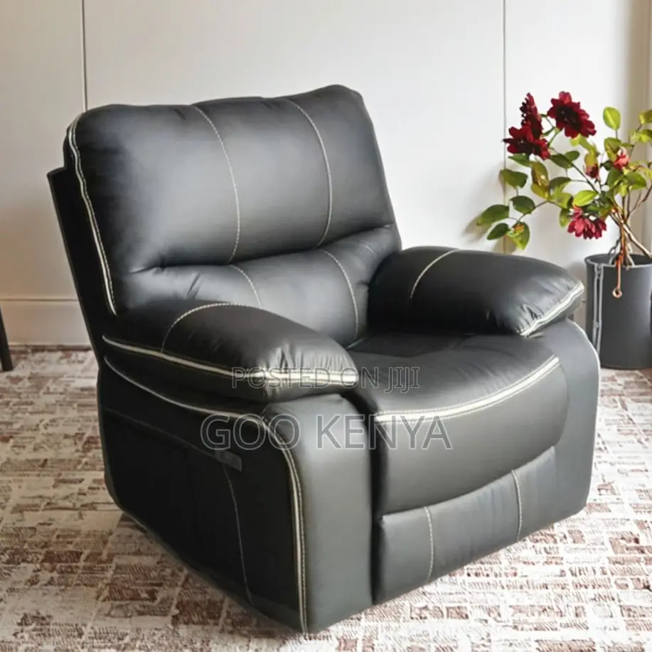 Home Sofa; Soft-Touch Leather Recliner Sofa for Modern Homes