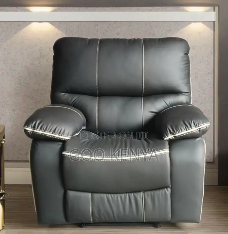 Home Sofa; Soft-Touch Leather Recliner Sofa for Modern Homes