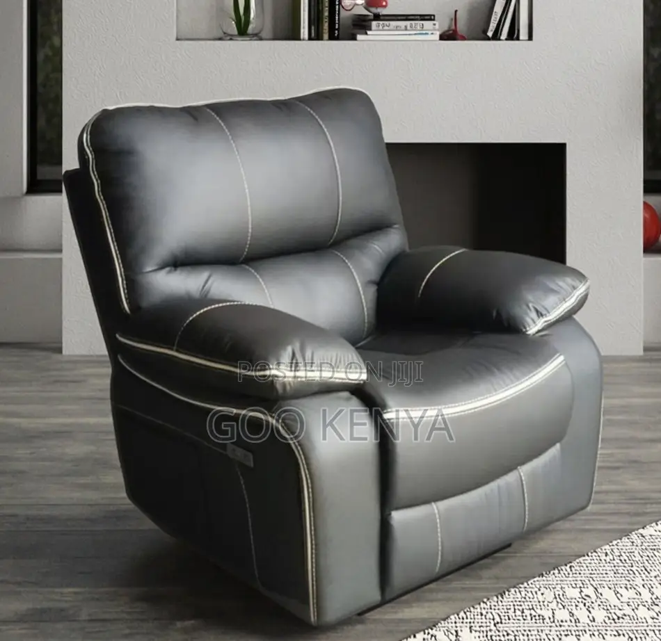 Home Sofa; Soft-Touch Leather Recliner Sofa for Modern Homes