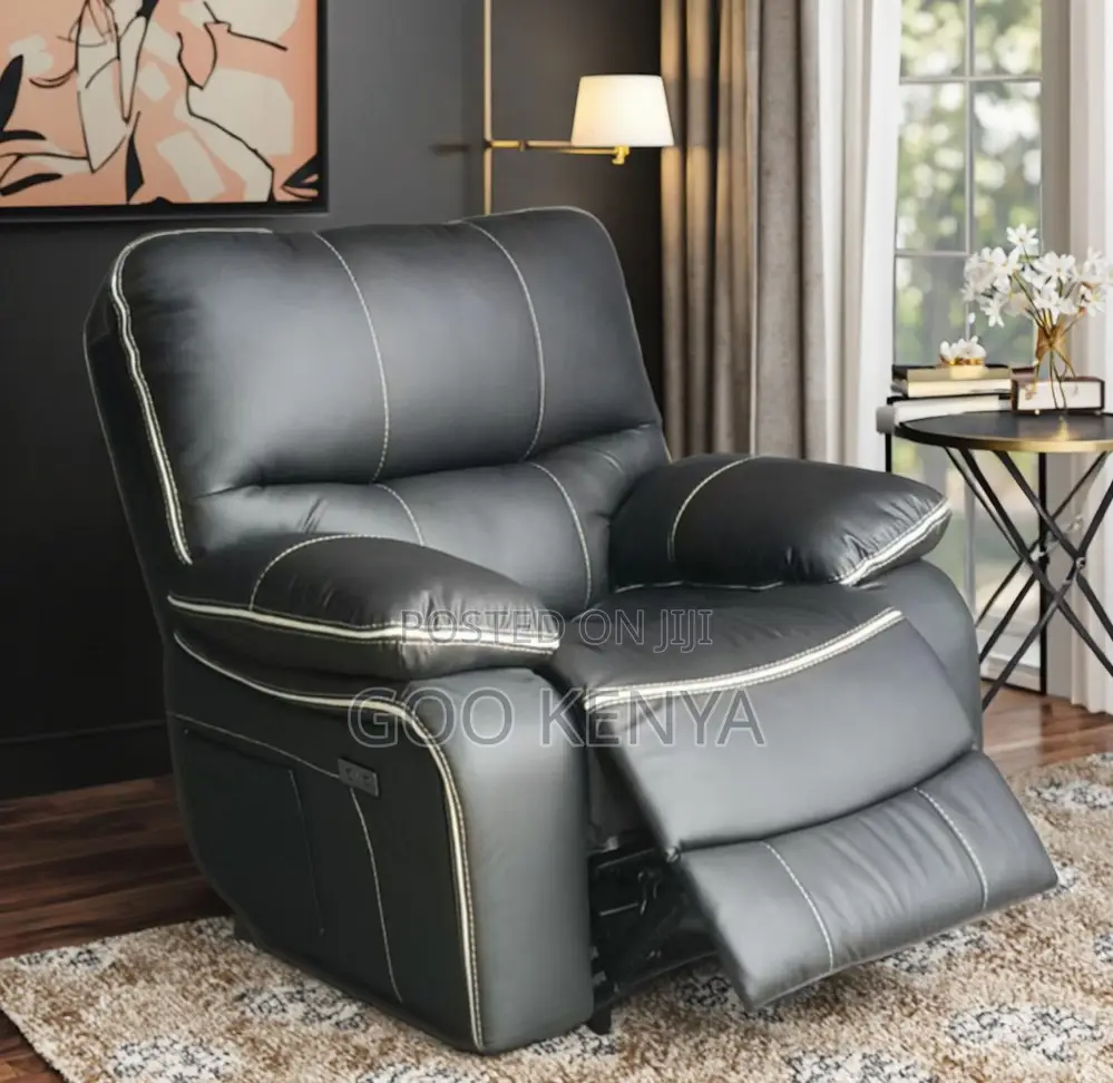 Home Sofa; Soft-Touch Leather Recliner Sofa for Modern Homes