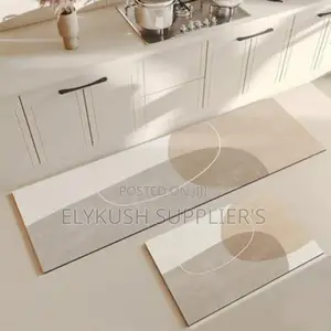 *2pc Kitchen Mats With Rubber Botto