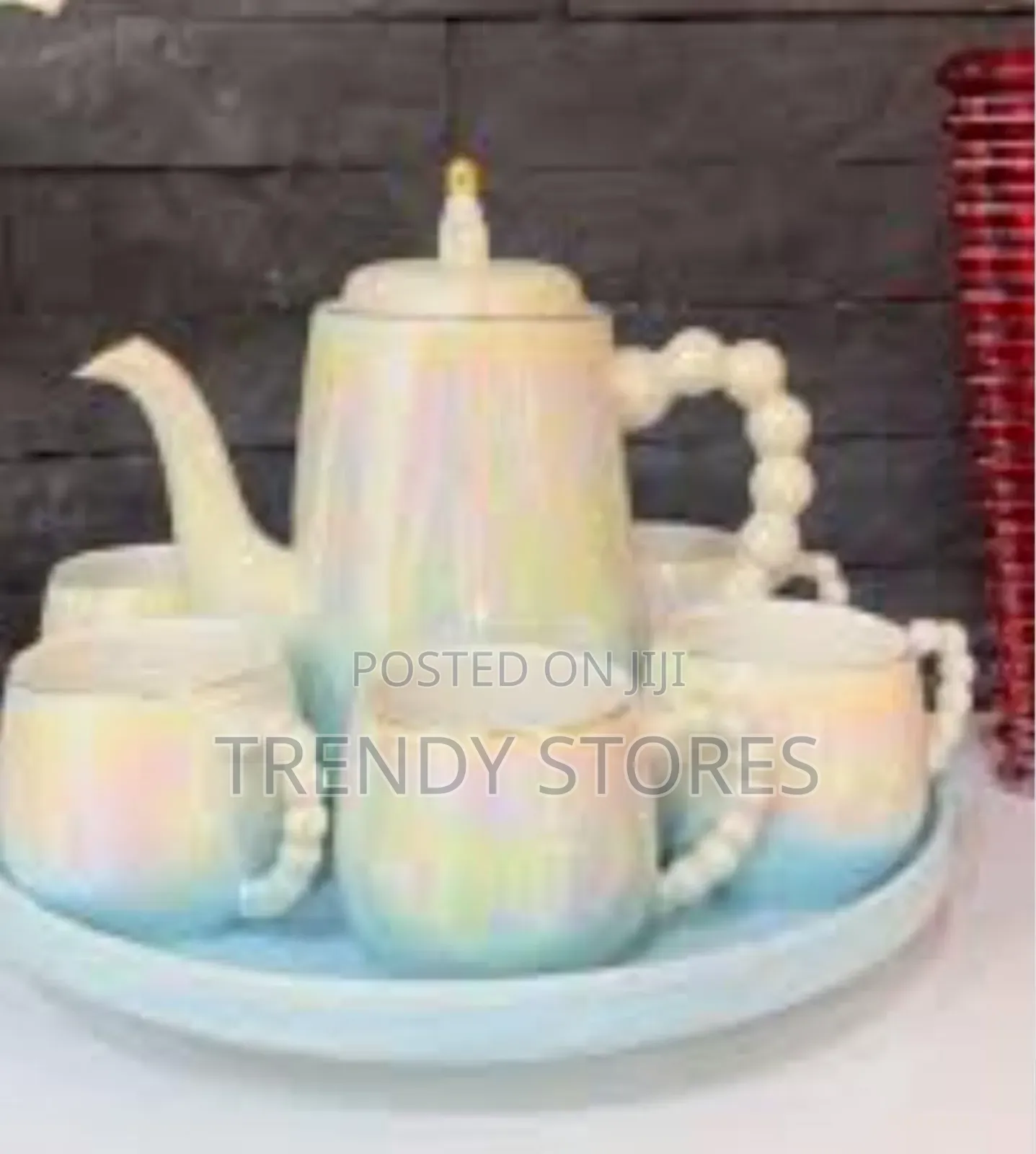 Rotating Tray Tea Set
