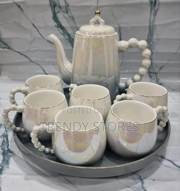 Rotating Tray Tea Set