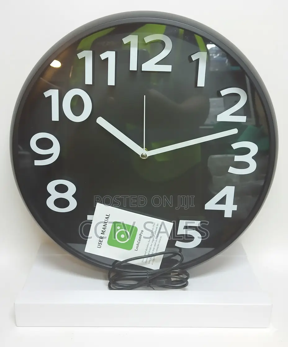 Camera Wall Clock 1080p Hd Wifi Clock Cameras Wireless