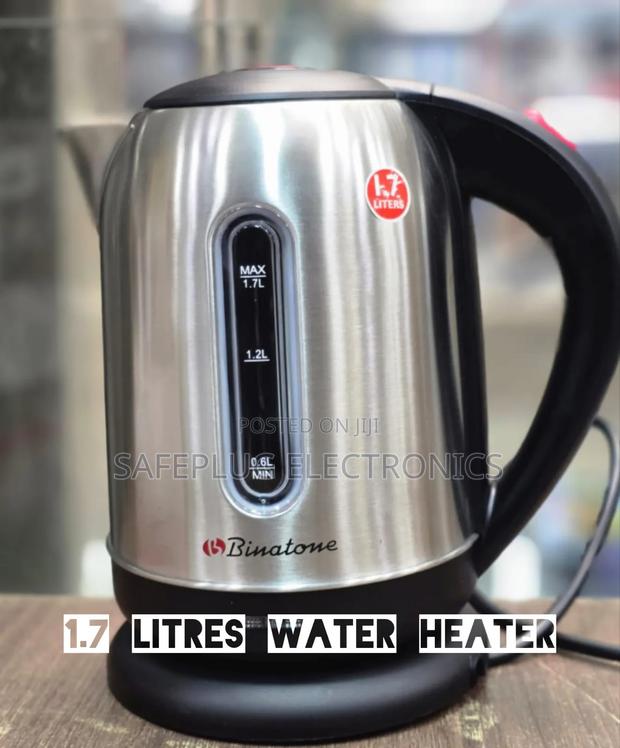 1.7 Litres Binatone Electric Water Kettle - Stainless - main view