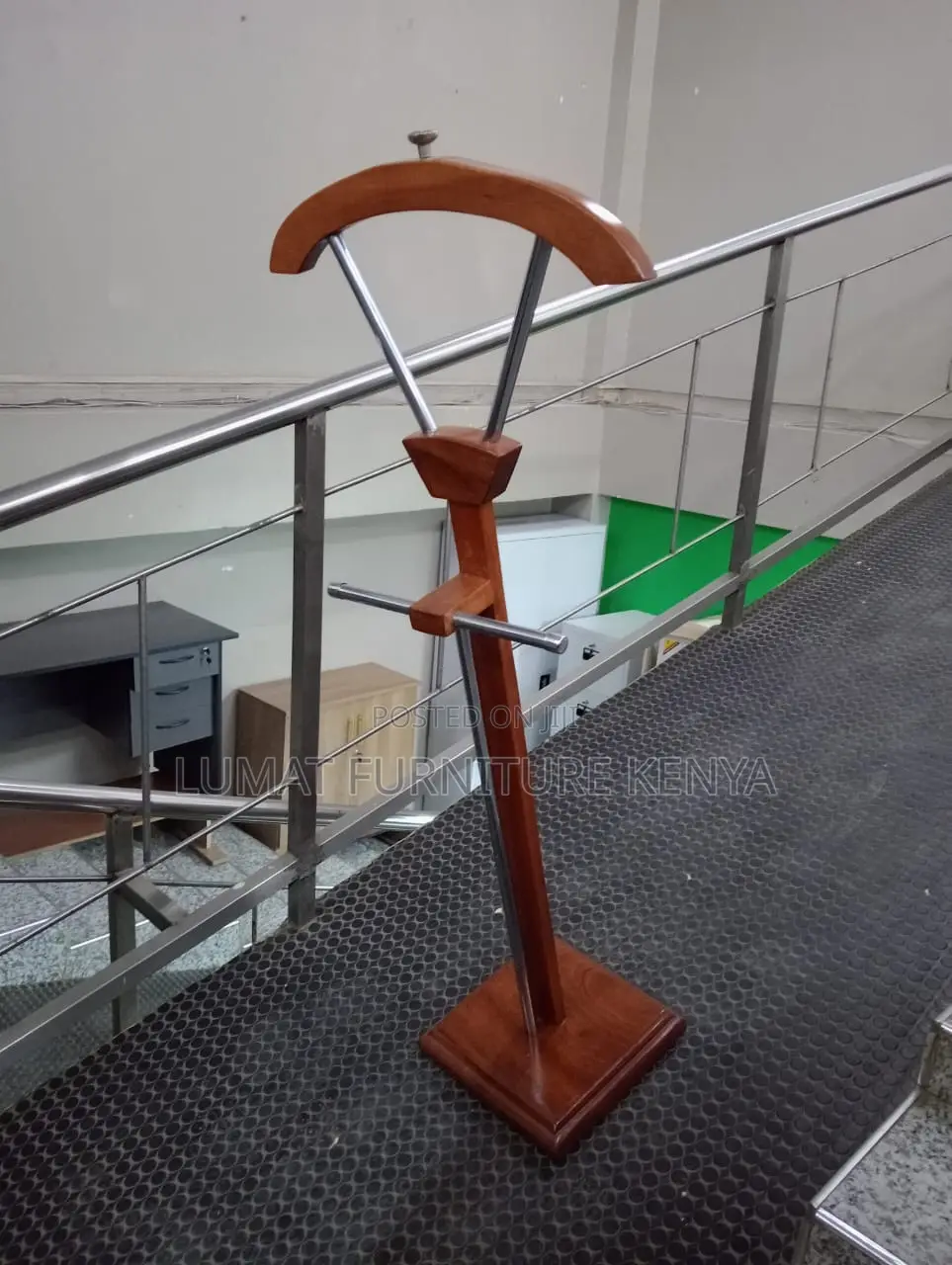 Wooden Metal Hanger Stand
