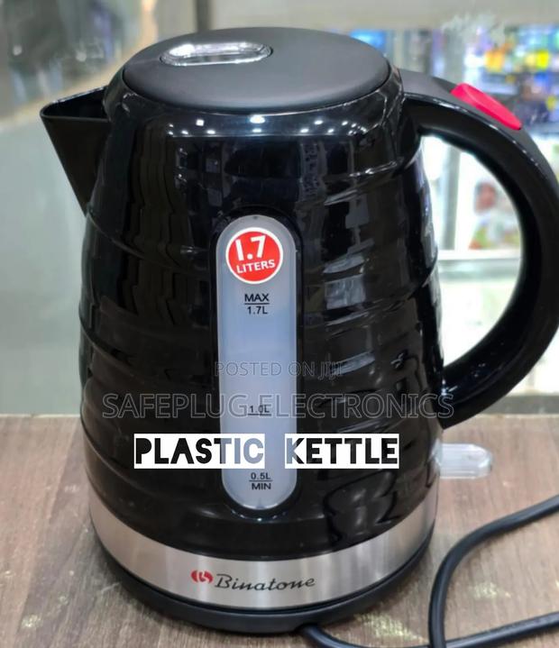 1.7 Litres Binatone Electric Water Kettle - Plastic Body Design - main view