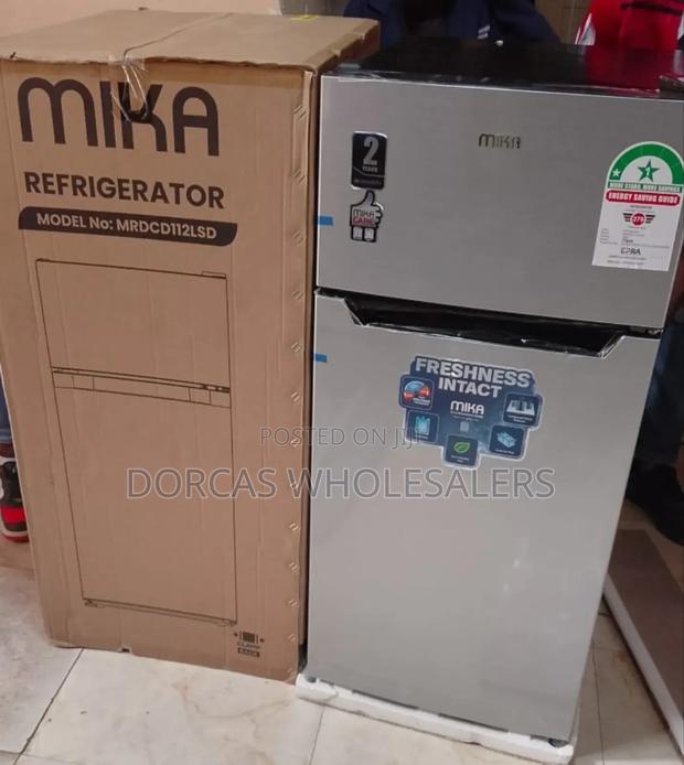 Mika 118litres Fridge Double Door