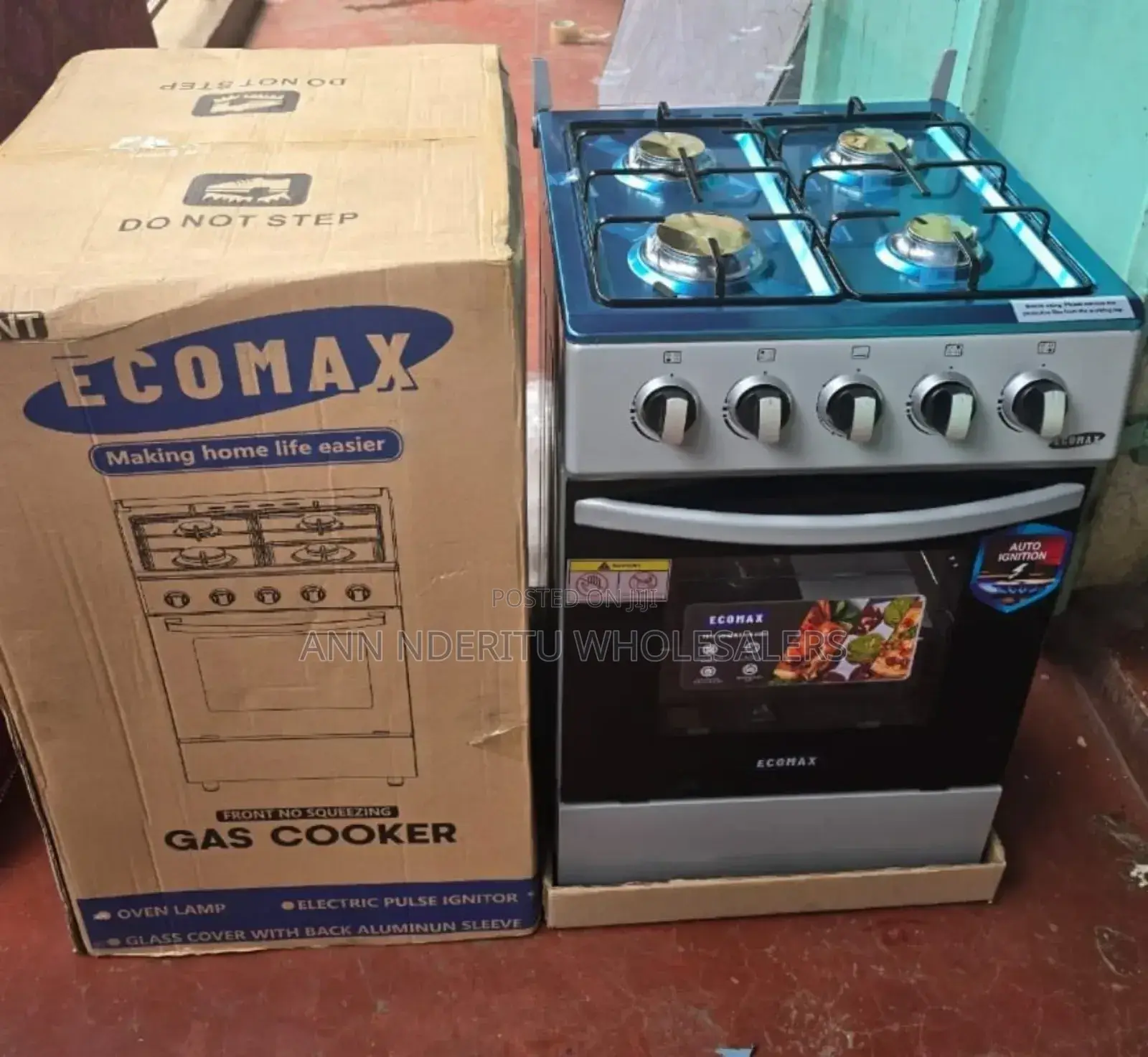 Ecomax Standing Cooker Full Gas