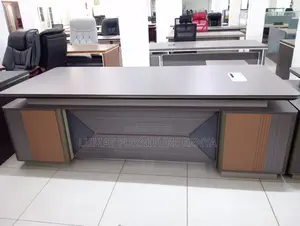 Unique Director’S Desk With Attached Drawers