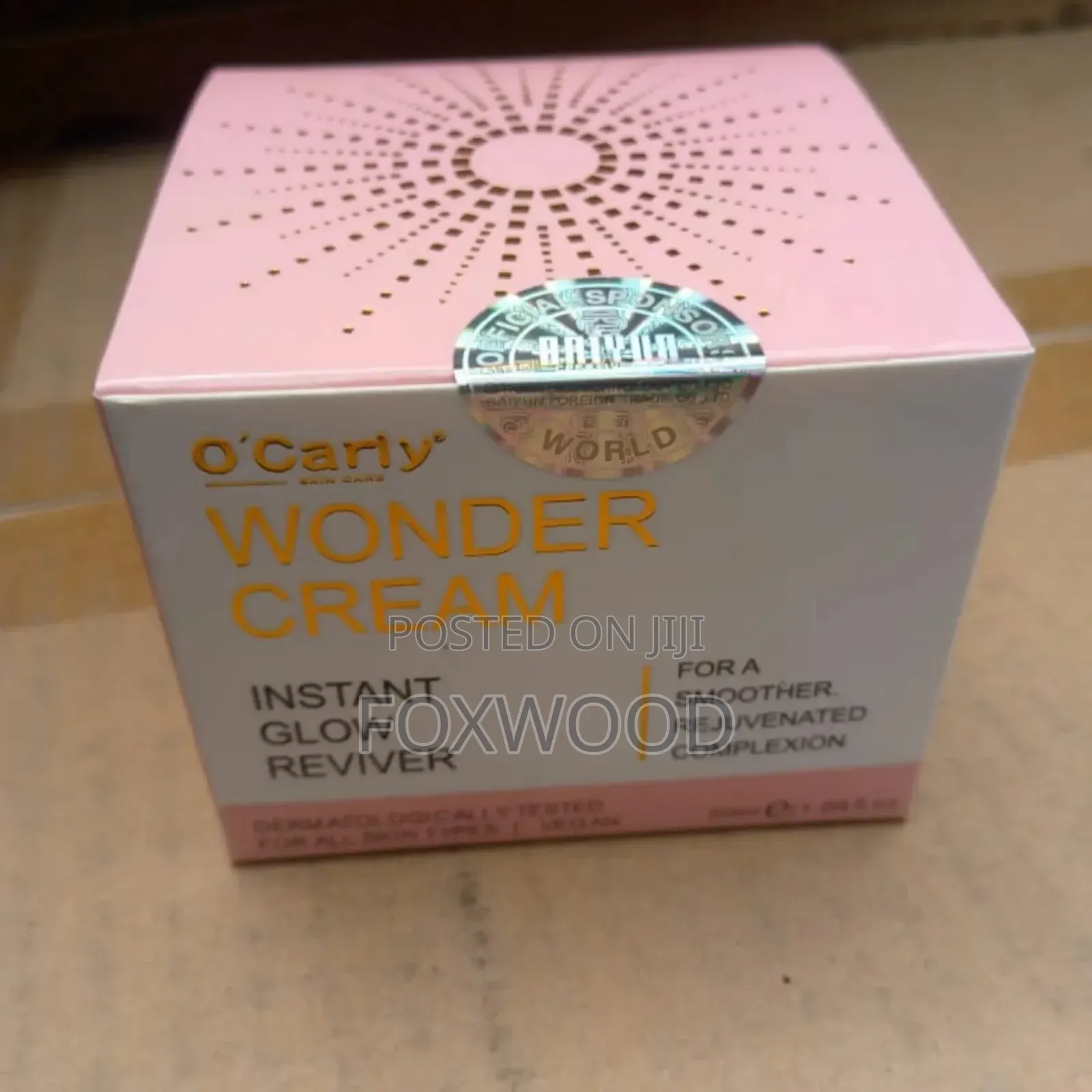O'Carly Wonder Cream Instant Glow Reviver.