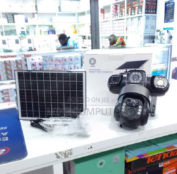 V380 4g 3 Lens Smart CCTV Solar Out Door Camera