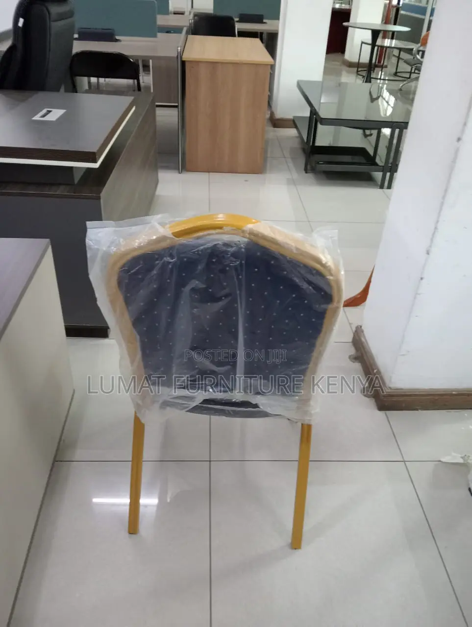 Stackable Banquet Chair – Blue