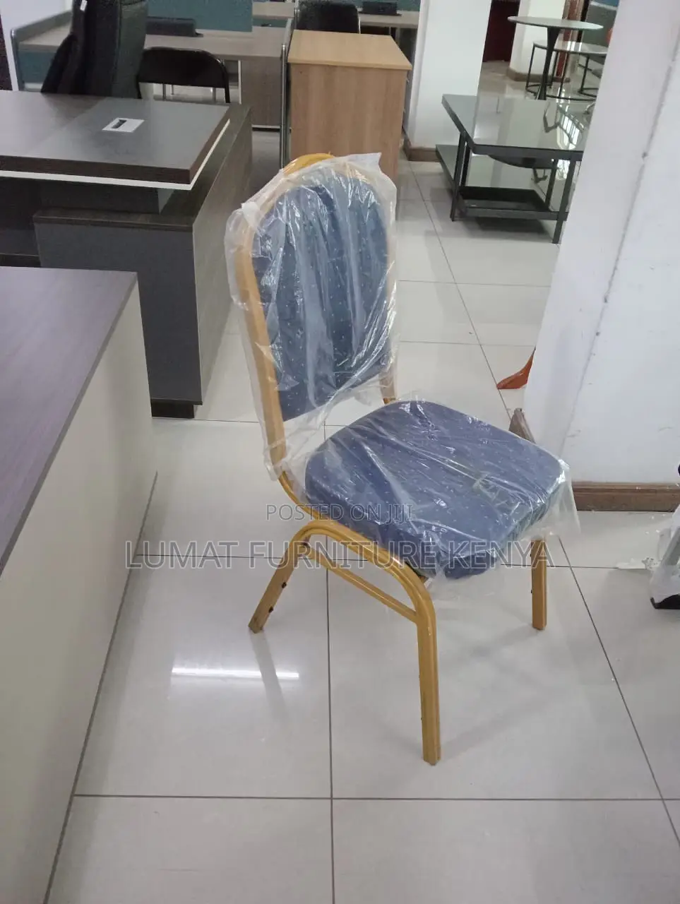 Stackable Banquet Chair – Blue
