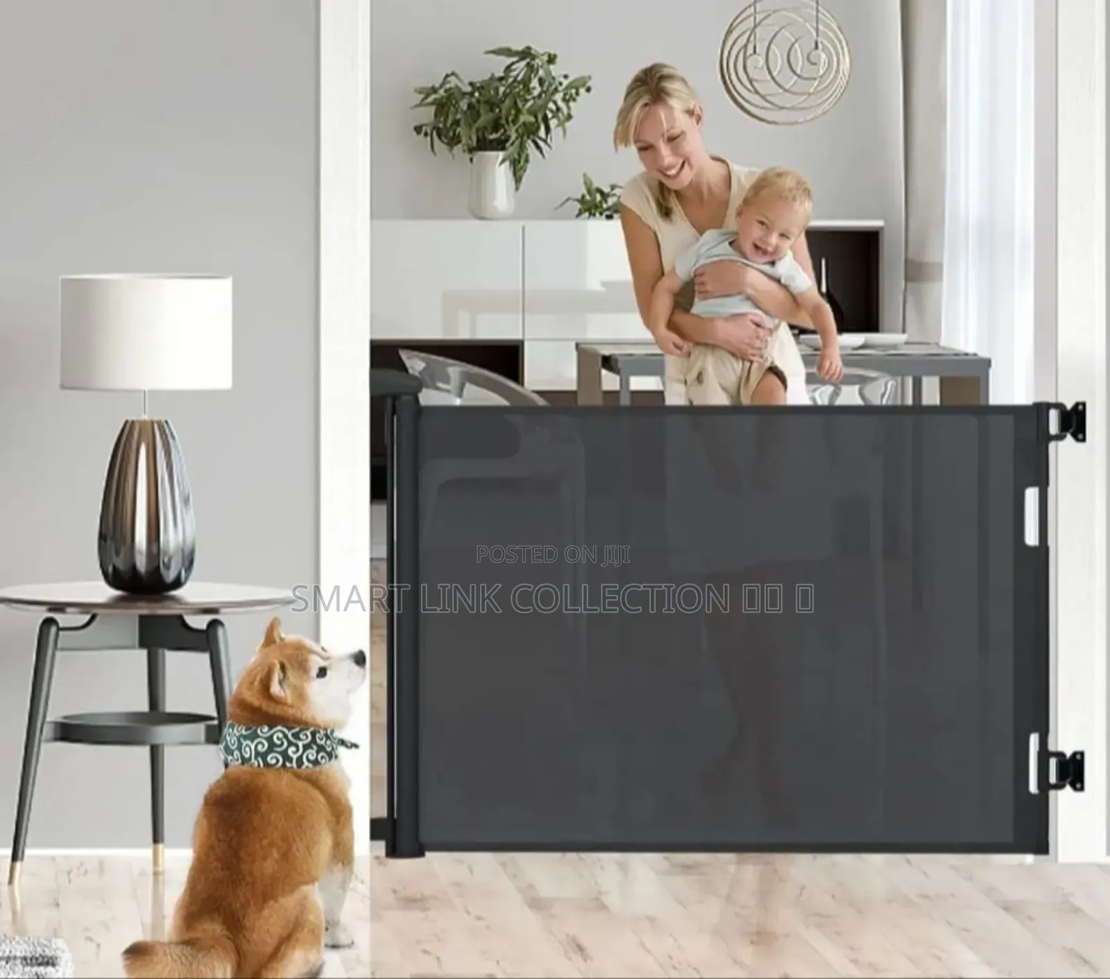 Retractable Baby and Pet Safety Gate