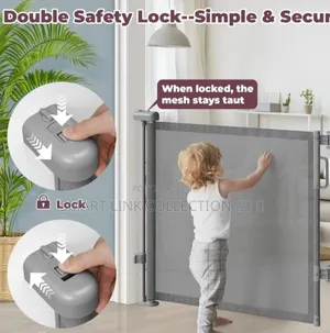 Retractable Baby and Pet Safety Gate