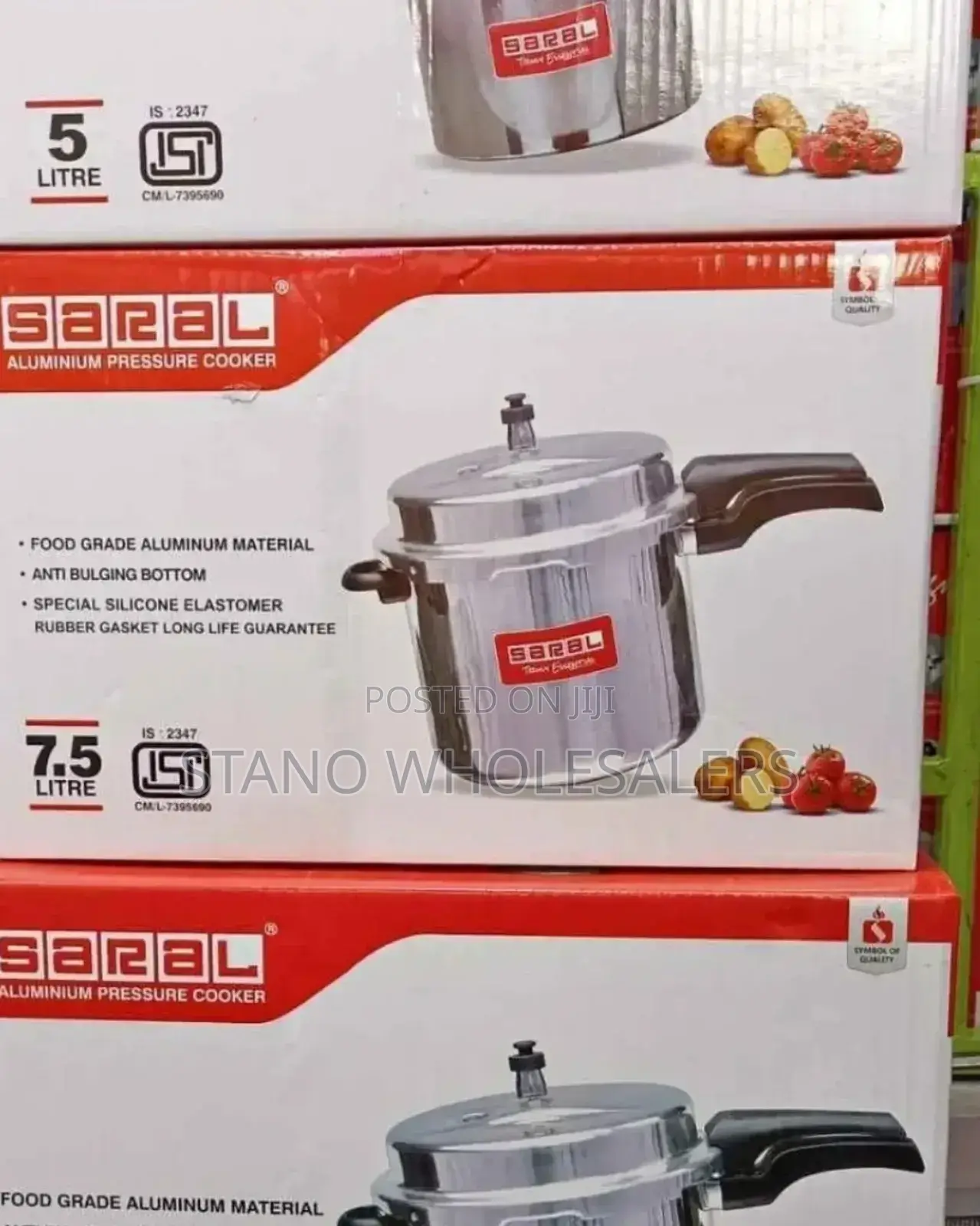 Non Electric Big 7litres Manual Pressure Cooker