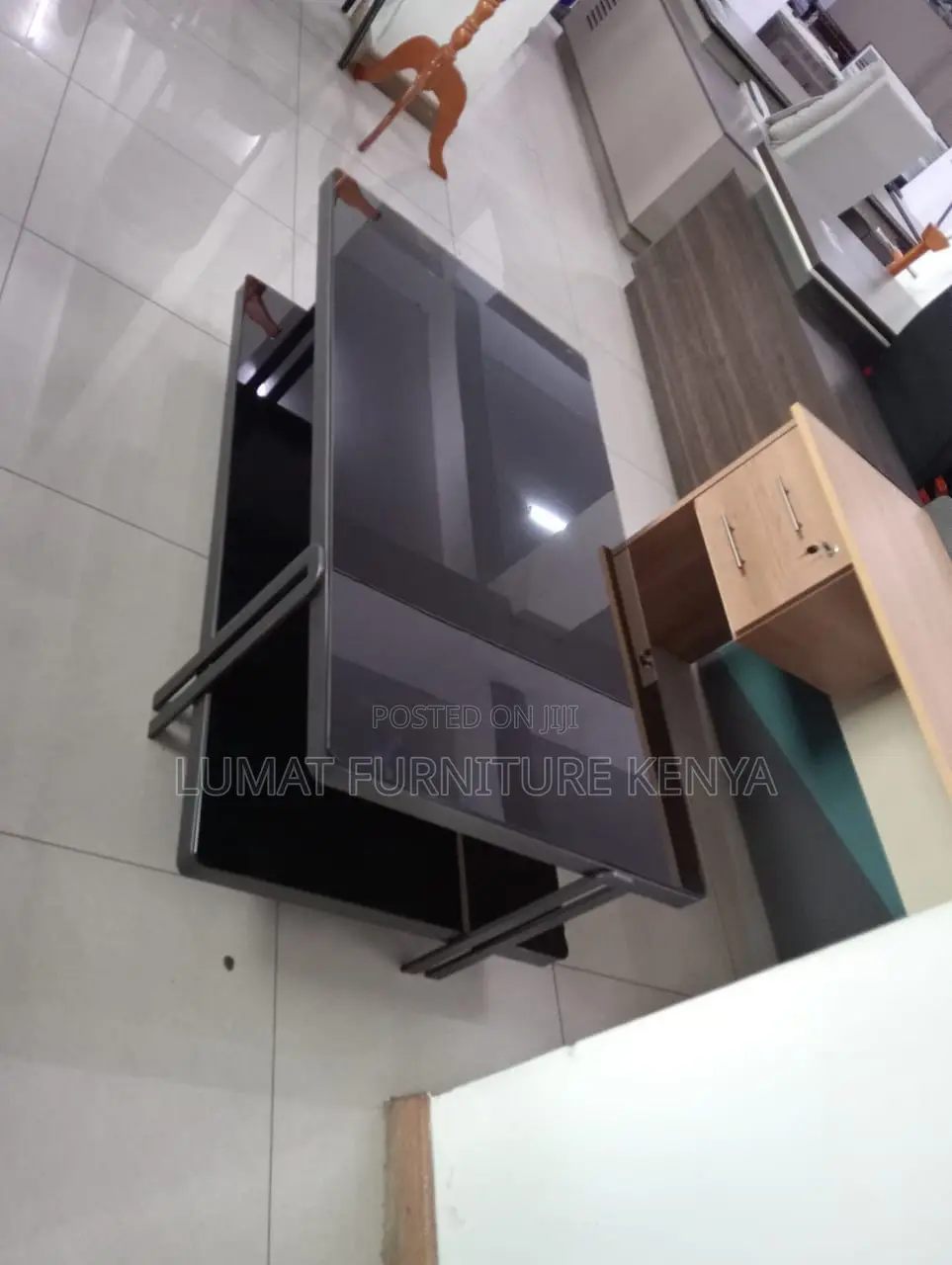 Tempered Glass Office Coffee Table