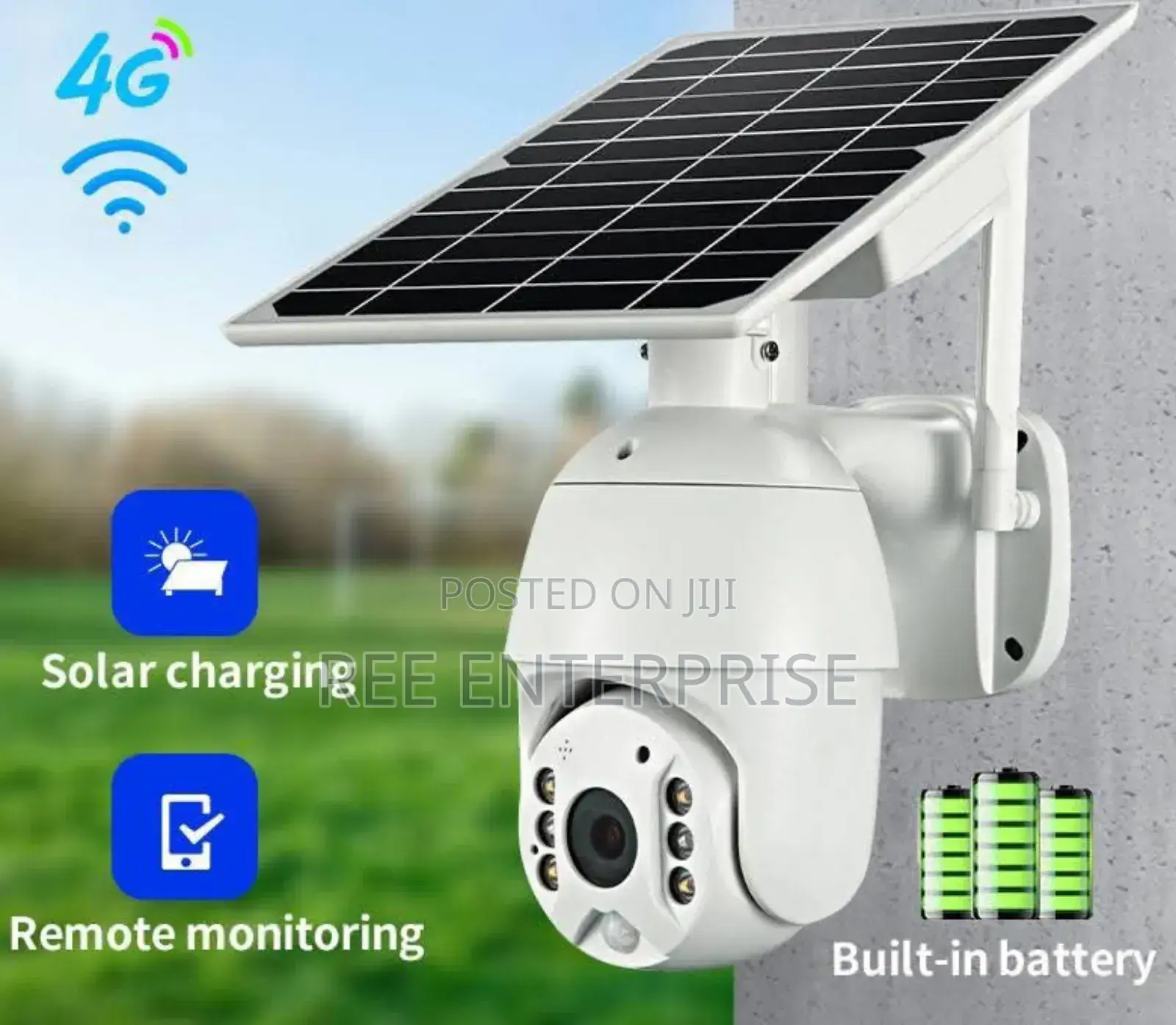 Brand New 4g Solar Powered PTZ Camera Ubox