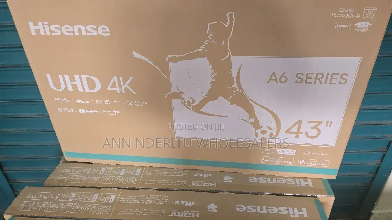 Hisense 43 Inches A6 Series