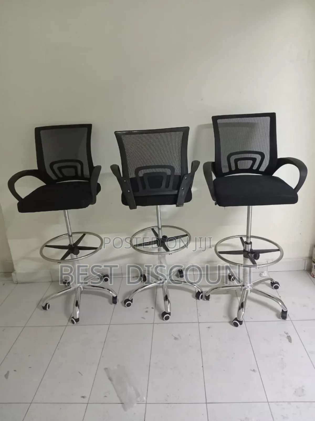 Reception Chairs With Mesh Backrest