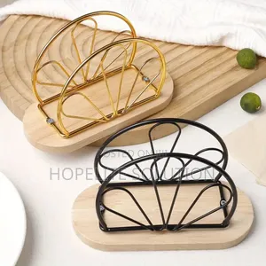 Bamboo Base Serviette Holder