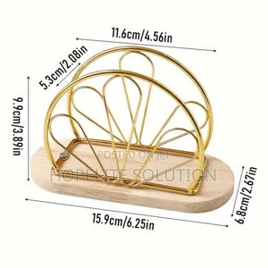Bamboo Base Serviette Holder