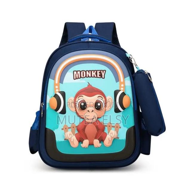 Pink,Blue, Purple,Red Black 2 Piece 3d Animal Backpacks