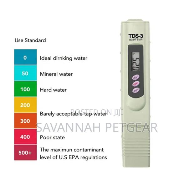 LCD Digital Display TDS Meter Show Total Dissolved Solids in Solutions - thumbnail 2