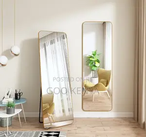Home Mirror; Sturdy Frame Full-Length Standing Dressing Mirror