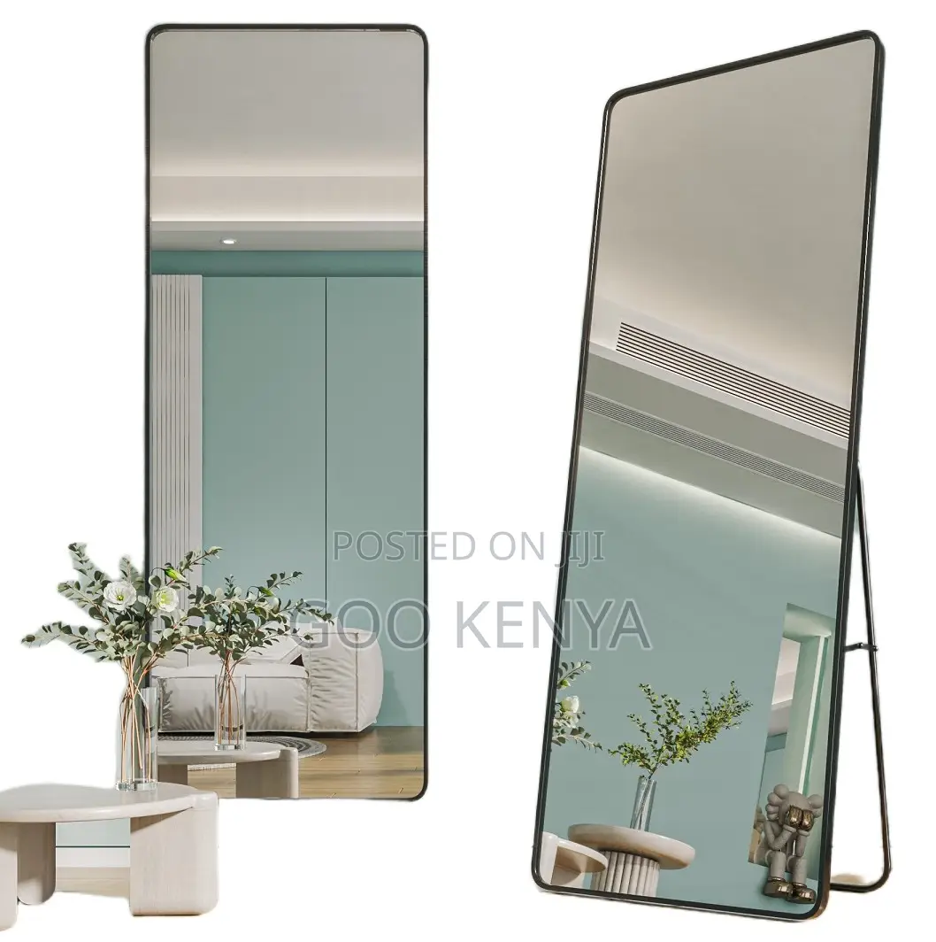 Home Mirror; Sturdy Frame Full-Length Standing Dressing Mirror