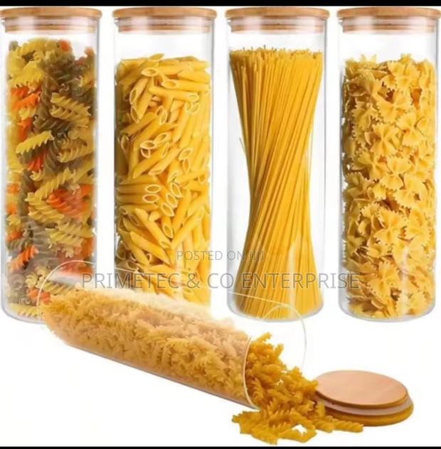 2000ml Cereal / Spaghetti Glass Storage Containers * - thumbnail 2