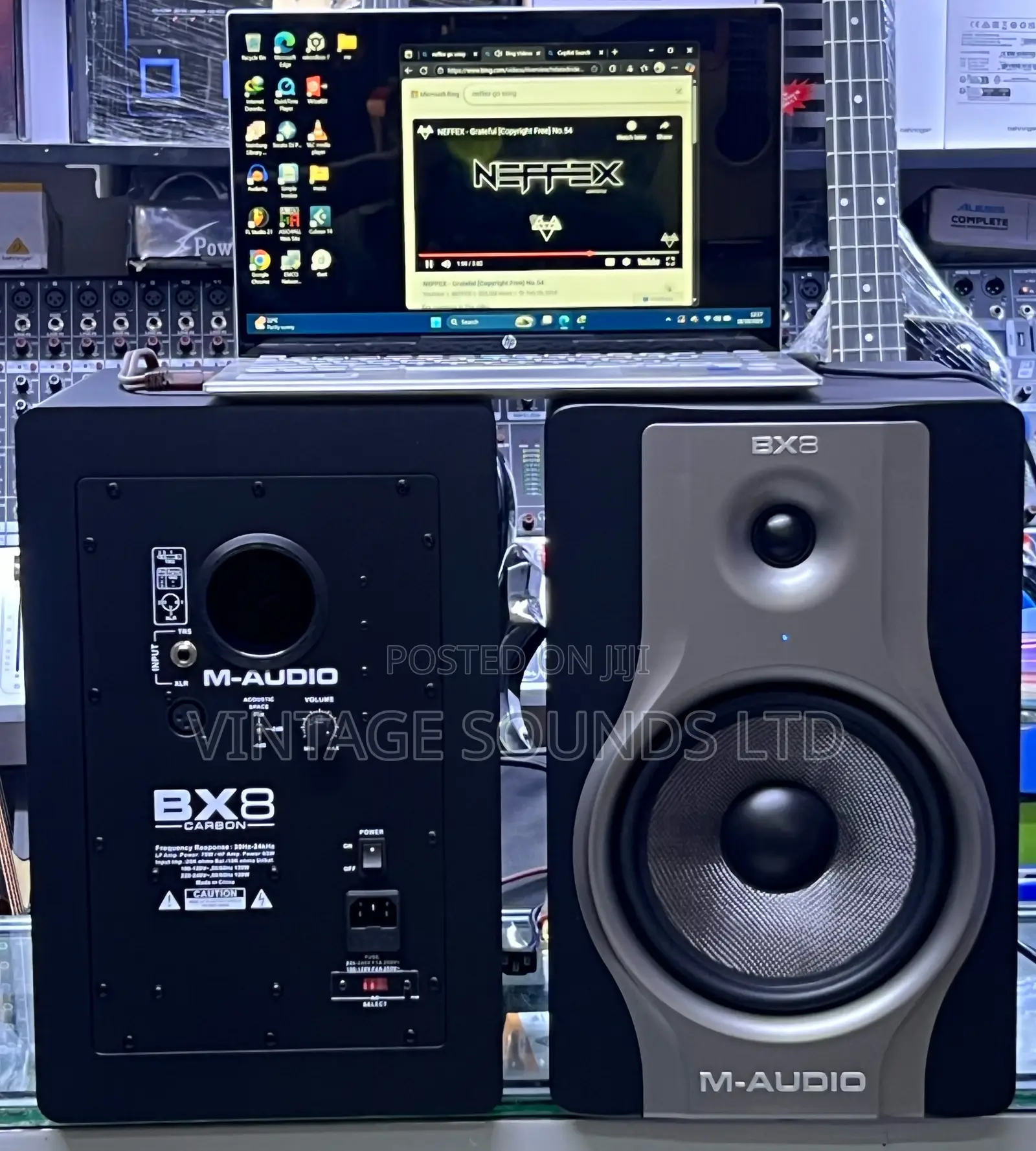 M-Audio Bx8 Carbon 8" Studio Monitor for Music Production