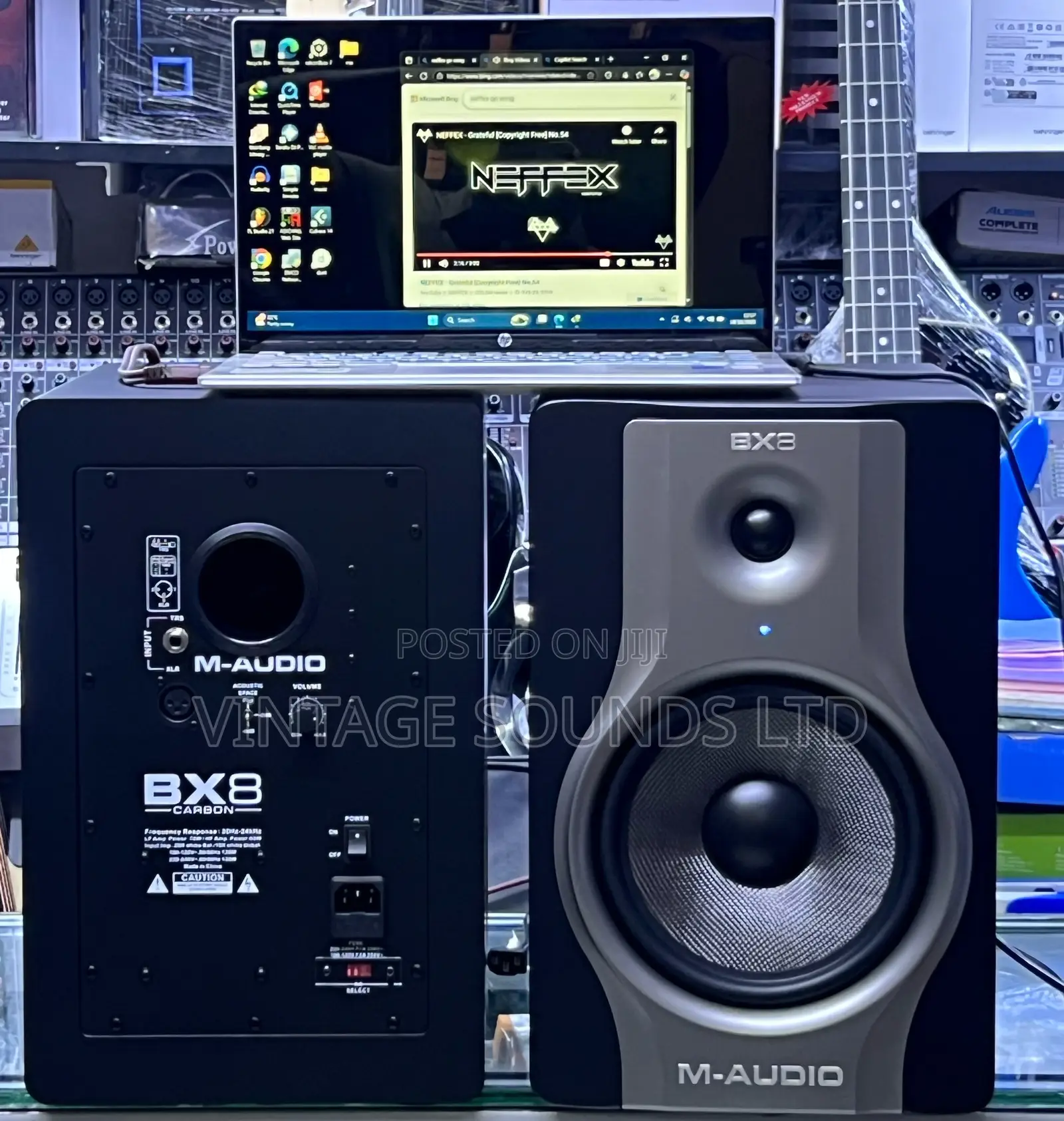 M-Audio Bx8 Carbon 8" Studio Monitor for Music Production