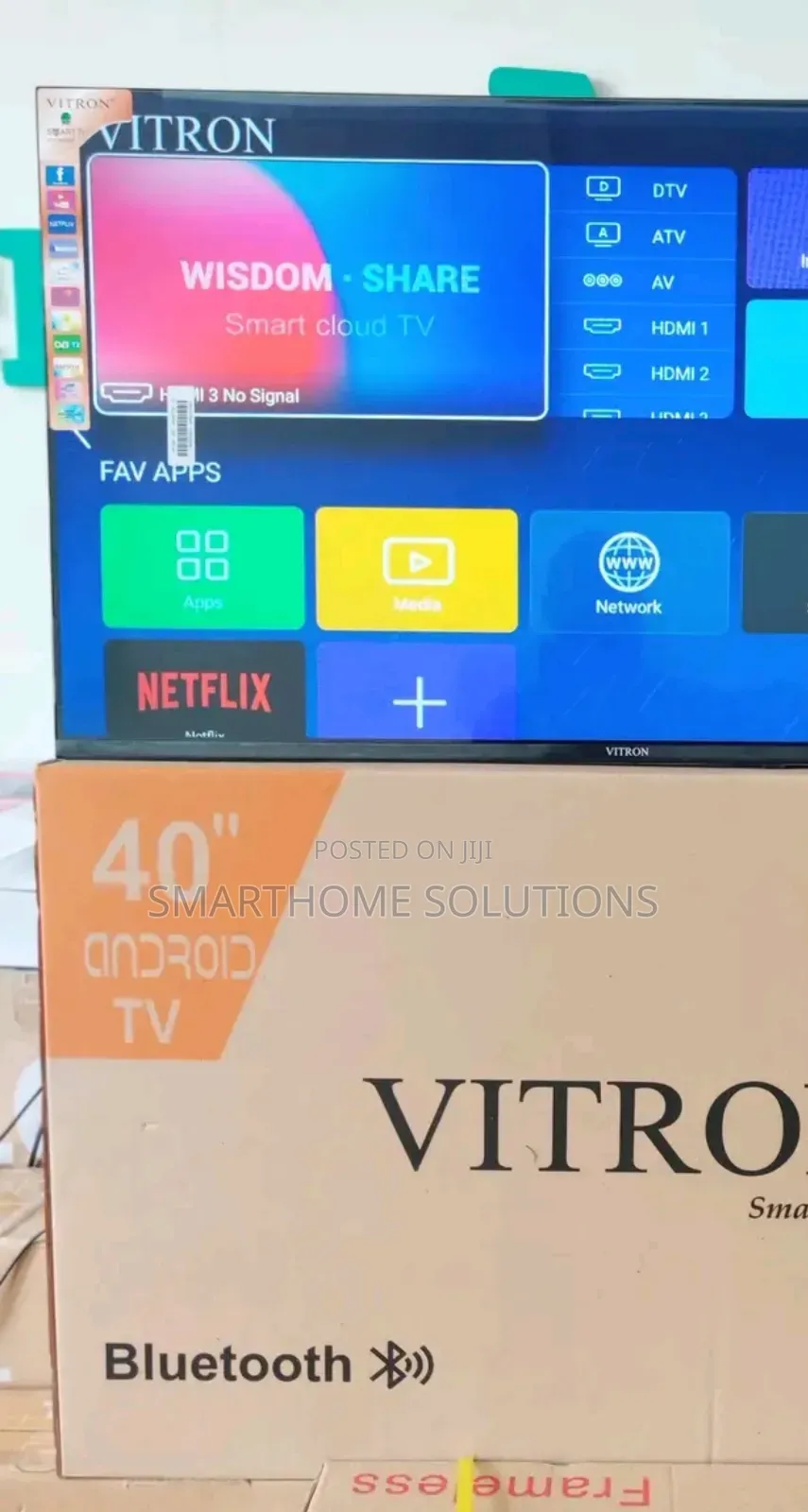 With Bluetooth - Vitron1 40inch Smart Tv