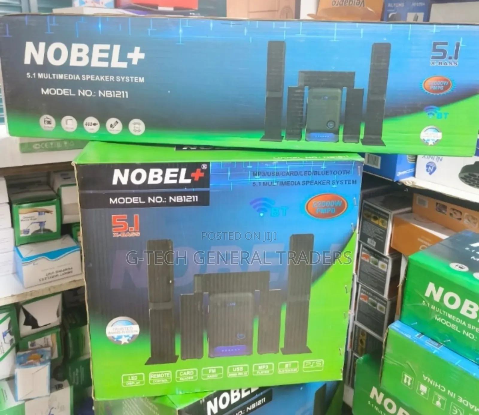 Nobel 5.1 Channel Multimedia Speaker System Nbw