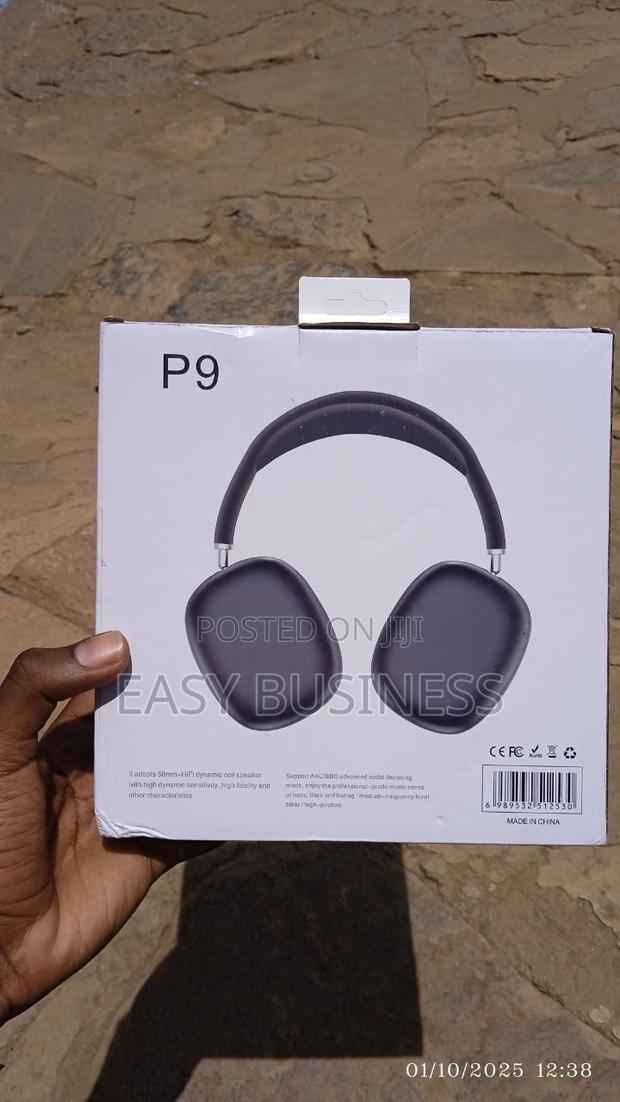 P9 Air Max Bluetooth Headset – Noise Cancelling Tf Support