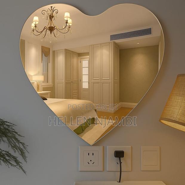 Heart Shaped Acrylic Mirror - main view