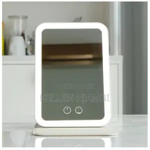 Rechargeable Led Travel Makeup Mirror – Portable Dimmable