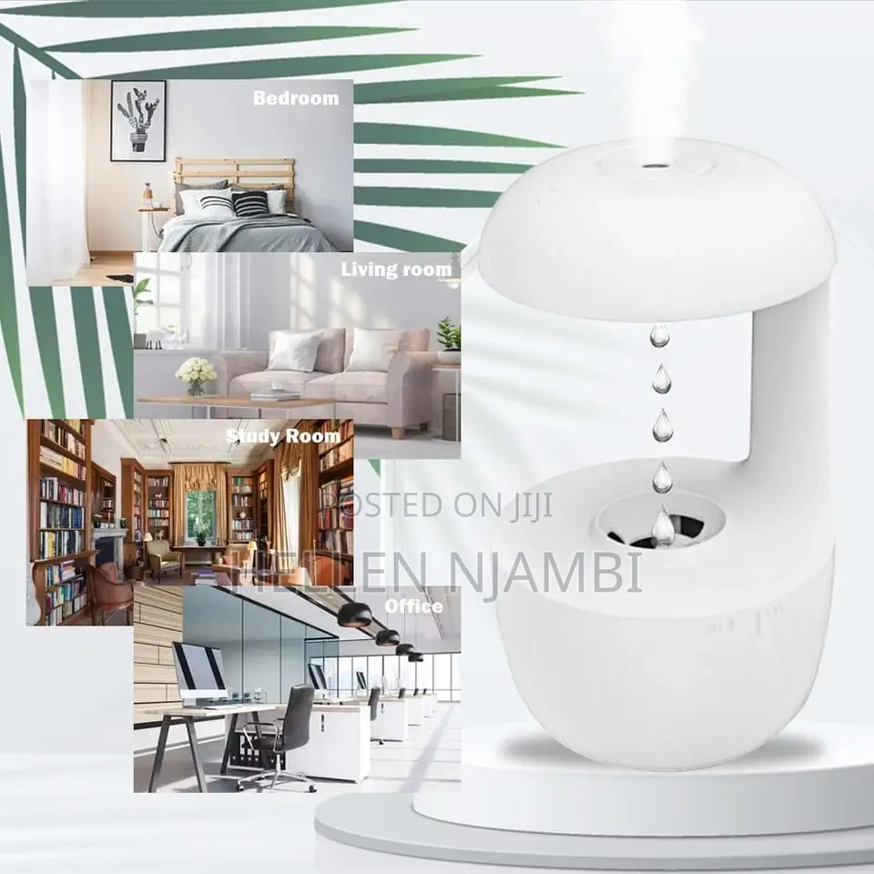 1000ml Humidifier Anti-Gravity Water Droplets Humidifier