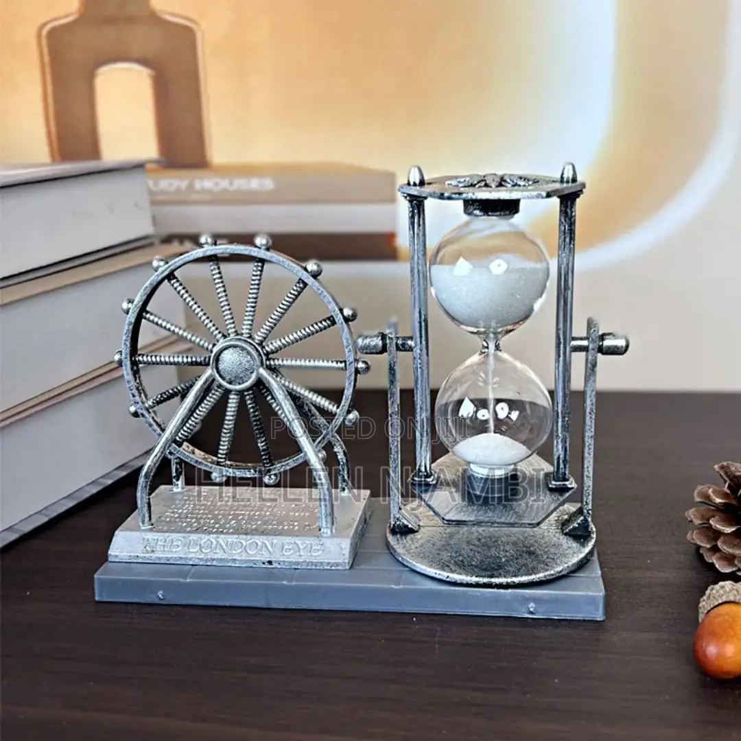 Vintage Ferris Wheel Hour Glass Decor