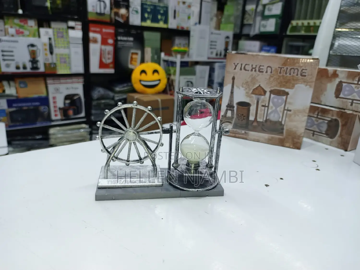 Vintage Ferris Wheel Hour Glass Decor
