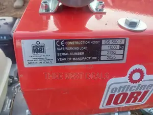 Orginal Iori Concrete 1000kgs (1tonne) Hoist/Crene Machine